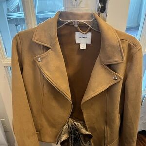 Old Navy brand faux suede jacket. Great condition. Worn very little. Size small